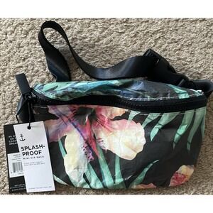 ALOHA‎ COLLECTION Hibiscus Palm Mini Hip Pack Travel Hawaiian Islands Kona NWT